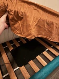 TTB mat under baby crib mattress