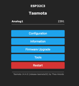 Tasmota view for TrampleTek Blue